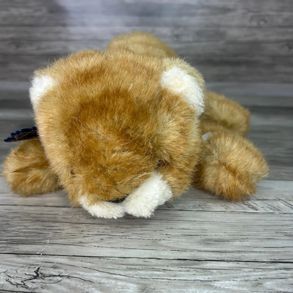 Applause‎ Orange Tabby Cat Plush Stuffed Animal Toy Vintage